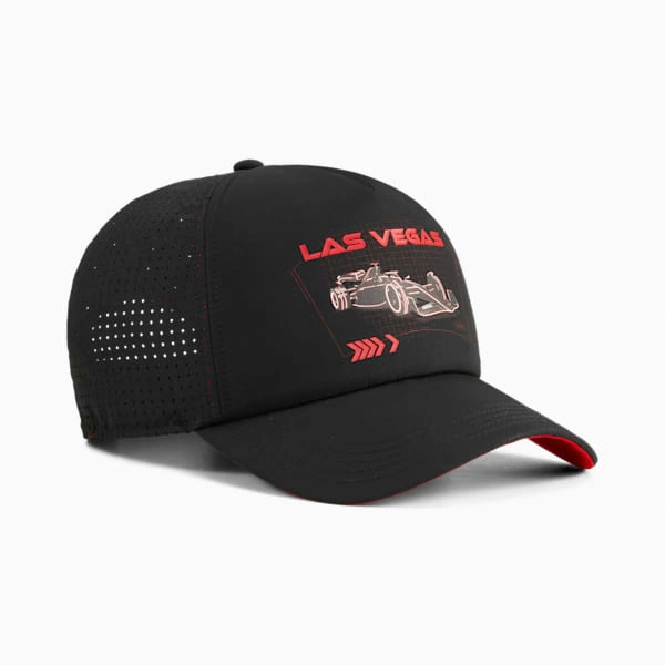 Vegas Nights on Your Head: A PUMA Trucker Cap for Formula 1 Fans.