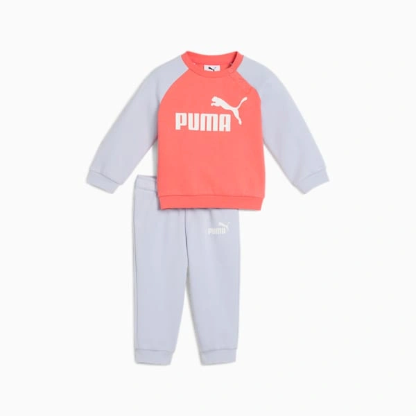 PUMA Minicats: Little Legends' Comfy Crew & Trousers Set – Perfect for Tiny Explorers!